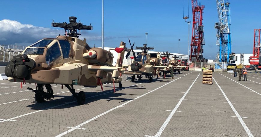 Morocco Welcomes First Batch of Apache AH-64E Helicopters at Tangier Med Port