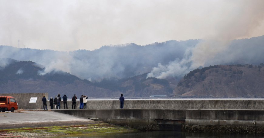 Japan Battles Worst Forest Fire in 50 Years, Causing Evacuations and One Death